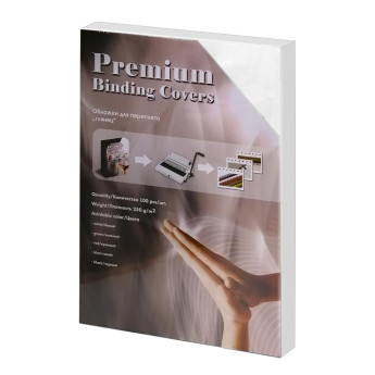 Обложки А4 "глянец" белые 250 г/кв.м 100 шт.