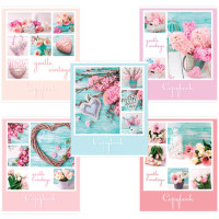 Тетрадь А5 96л. BRAUBERG клетка, обложка картон, ПАСТЕЛЬ, 403066