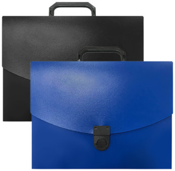 Портфель LAMARK 1 отд А4 синий-голубой DC0001-BL РАСПРОДАЖА