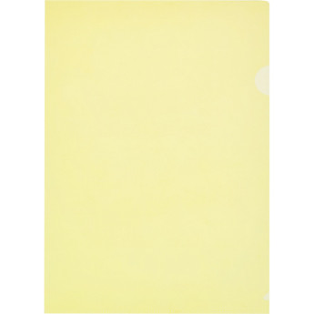 Папка-уголок А4 мягк. пласт. 0,16мм желтый E-100/123T РАСПРОДАЖА