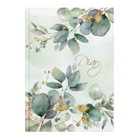 Ежедневник 80л А5 "Diary. Весенние ветви" интегр. переплет, мел. карт., рисунок 64337 Феникс+