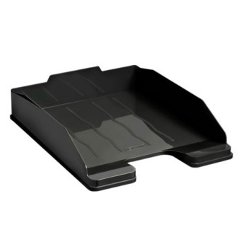 Лоток горизонтальный Эксперт ОФ444 черный Стамм