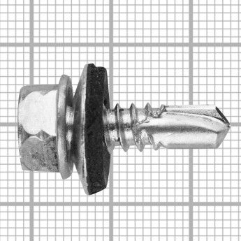 STANDERS кровельный саморез, сверло, оцинкованный, 6.3Х19, на вес (около 154 шт./кг)