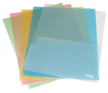 Папка-уголок двойная А4 Ассорти РАСПРОДАЖА