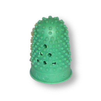 Напальчник д/бумаги резиновый, диаметр 17мм, зеленый 227963