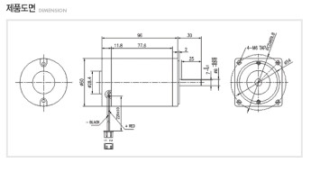 Двигатель 6069-30 D&J WITH (Южная Корея) на 24В