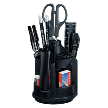 Офисный набор Erich Krause "Mini Desk'' 12 предм., чёрный ЕК11