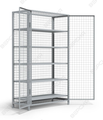 Стеллаж для хранения инвентаря закрытого типа (2000х1230х500)
