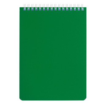 Блокнот А5 40л Офис-Лидер зеленый, на гребне 05061