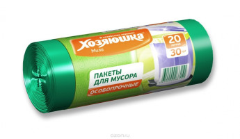 Пакеты д/мусора  ПНД 30 л 20 шт /50